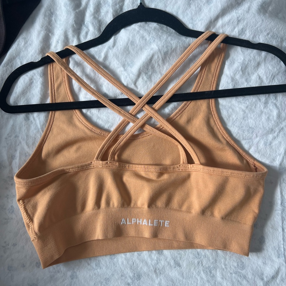 Alphalete Tan Sports Bra